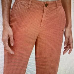 Gap Girlfriend Coral Chino Jeans Stretch, Mid rise
